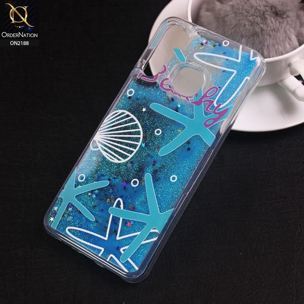 Infinix S5 Cover - Design 11 - Trendy Moving Liquid Glitter Shine Soft Borders Case