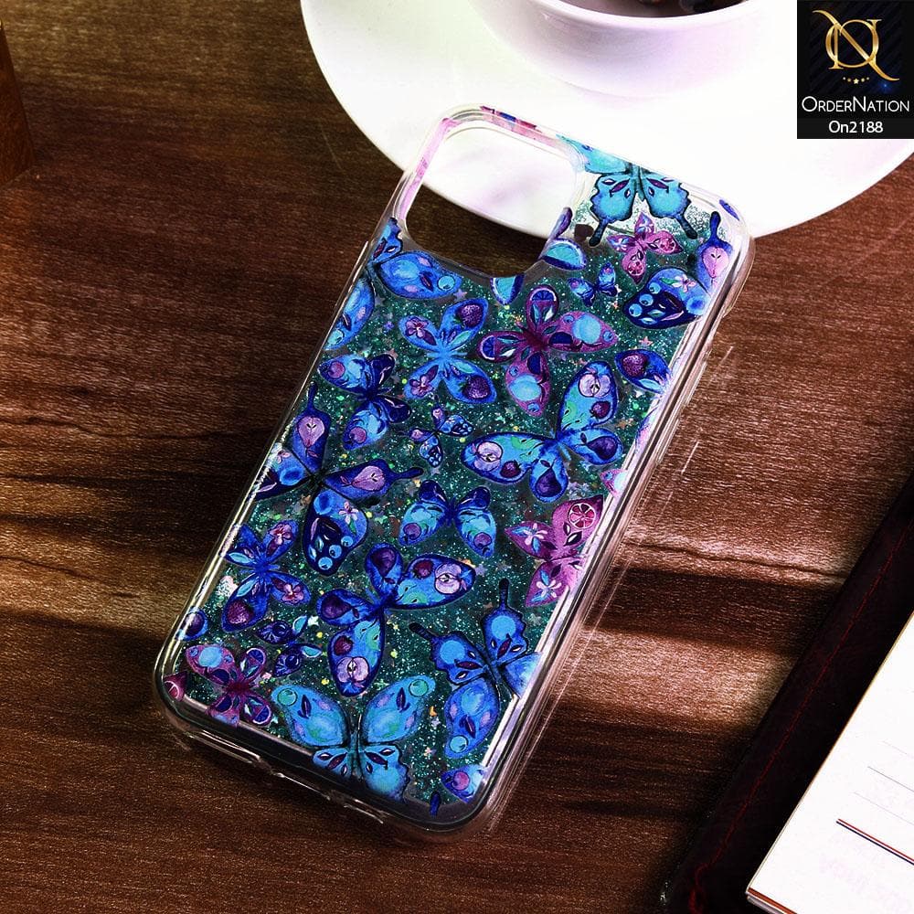 iPhone 11 Pro - Design 72 - Trendy Moving Liquid Glitter Shine Soft Borders Case