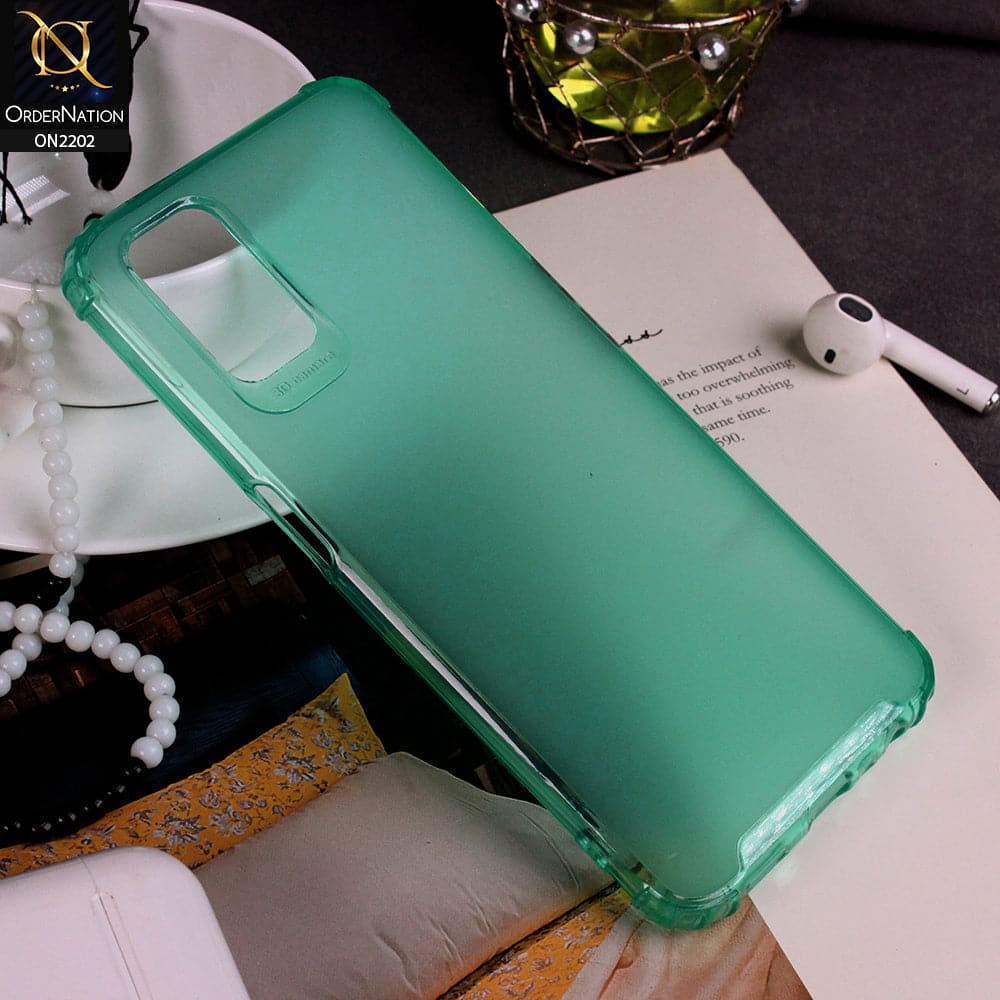 Oppo A92 - Sea Green - Candy Assorted Color Soft Semi-Transparent Case