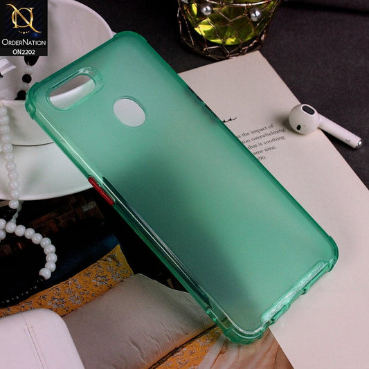 Oppo F9 / F9 Pro - Sea Green - Candy Assorted Color Soft Semi-Transparent Case