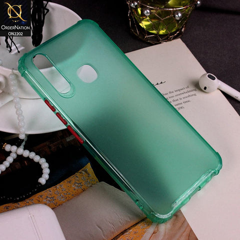 Vivo Y11 2019 - Sea Green - Candy Assorted Color Soft Semi-Transparent Case