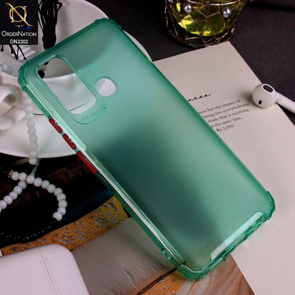 Vivo Y50 - Sea Green - Candy Assorted Color Soft Semi-Transparent Case