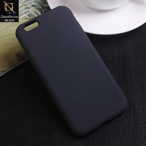 iPhone 6S / 6 Cover - Mid Night Blue - Silicon Matte Candy Color Soft Case