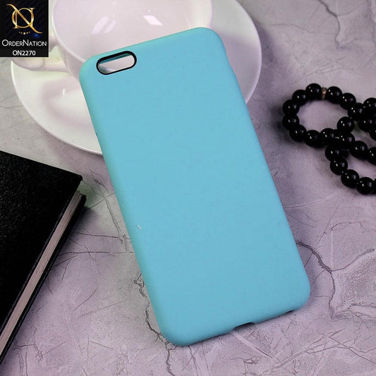 iPhone 6S / 6 Cover - Aqua - Silicon Matte Candy Color Soft Case