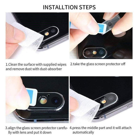 Oppo A9 2020 Camera Protector - Clear HD Anti-Burst Camera Lens Screen Protector Film