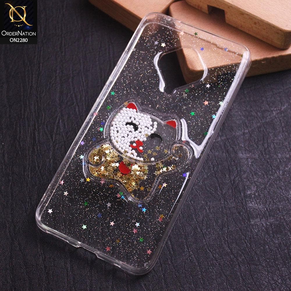 Vivo S1 Pro Cover - Design 2 - New 3D Transparent Glitter Case