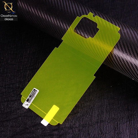 Oppo A93 Protector Cover - Transparent Hydro Jell Skin Film Unbreakable Back Protector Sheet