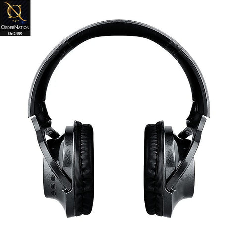 Wireless Headphone - Black - Space Aviator Foldable Wireless On-Ear Headphones AV-620