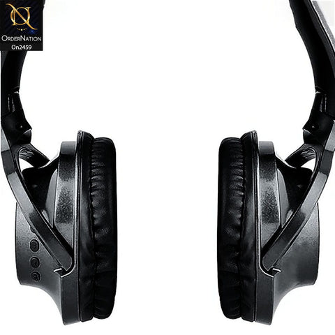 Wireless Headphone - Black - Space Aviator Foldable Wireless On-Ear Headphones AV-620