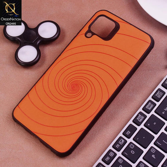 Huawei Nova 7i Cover - Orange - New Stylish Spiral Ring Leather Texture Soft Case