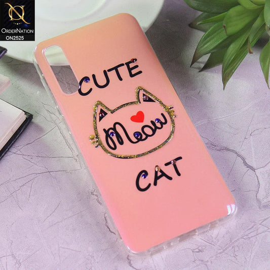 Samsung Galaxy A30s Cover - Design 1 - Girlish Fashion Style Shiny Soft Case