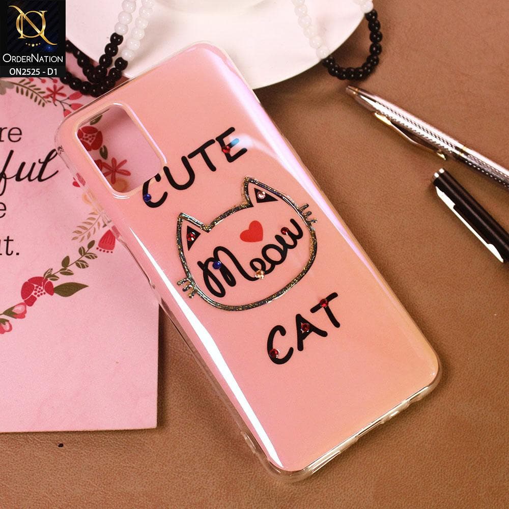 Oppo A52 Cover - Design 1 - Girlish Fashion Style Shiny Soft Case