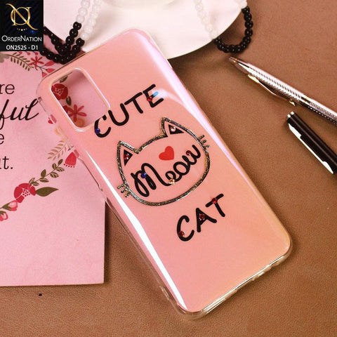 Oppo A92 Cover - Design 1 - Girlish Fashion Style Shiny Soft Case