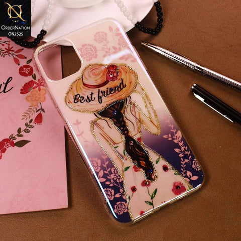 iPhone 11 Cover - Design 2 - Girlish Fashion Style Shiny Soft Case