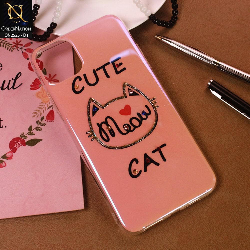 iPhone 11 Pro Cover - Design 1 - Girlish Fashion Style Shiny Soft Case