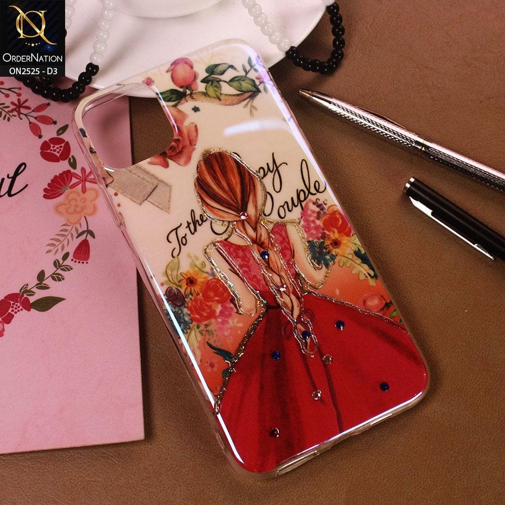 iPhone 11 Pro Cover - Design 3 - Girlish Fashion Style Shiny Soft Case