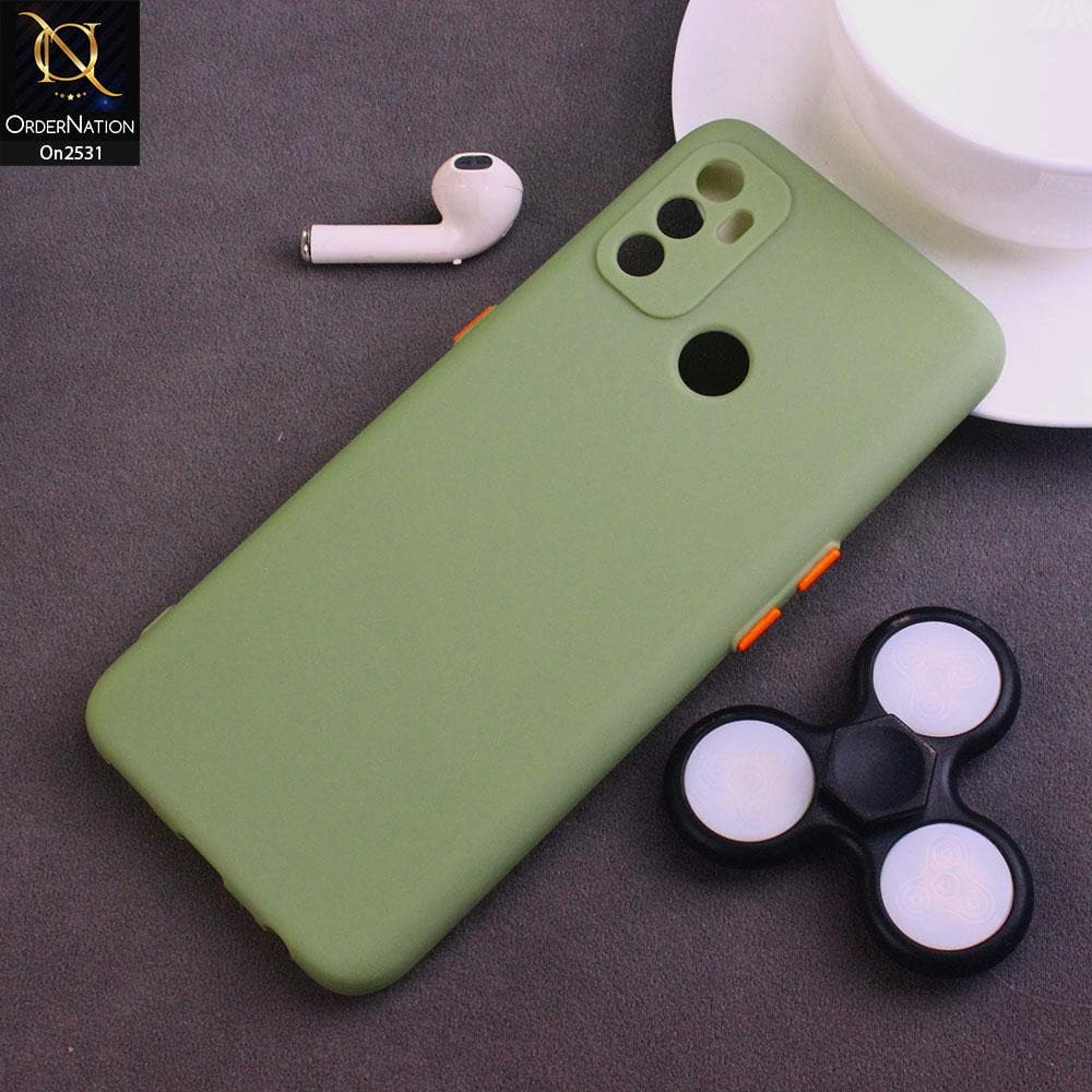 Oppo A53 Cover - Green - Soft Matt Candy Color Case