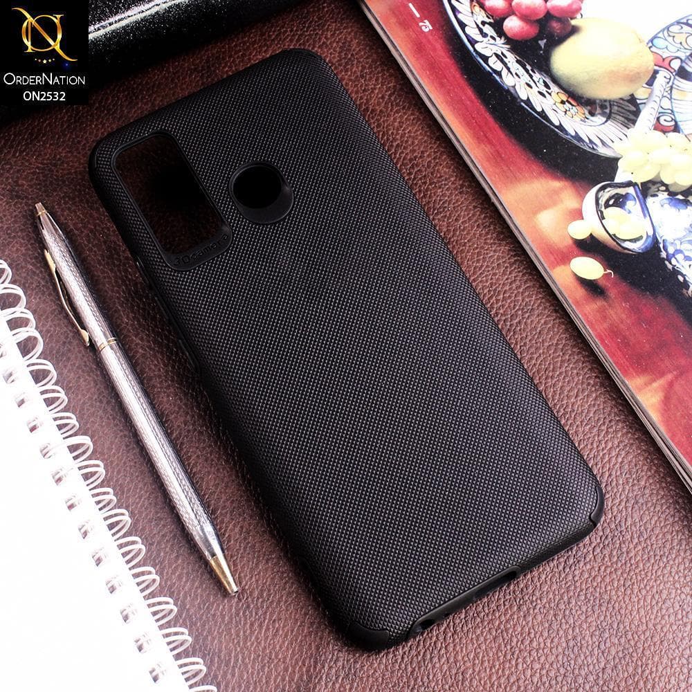 Tecno Spark 5 pro Cover - Black - New Stylish Feelable Dotted Texture Soft Case