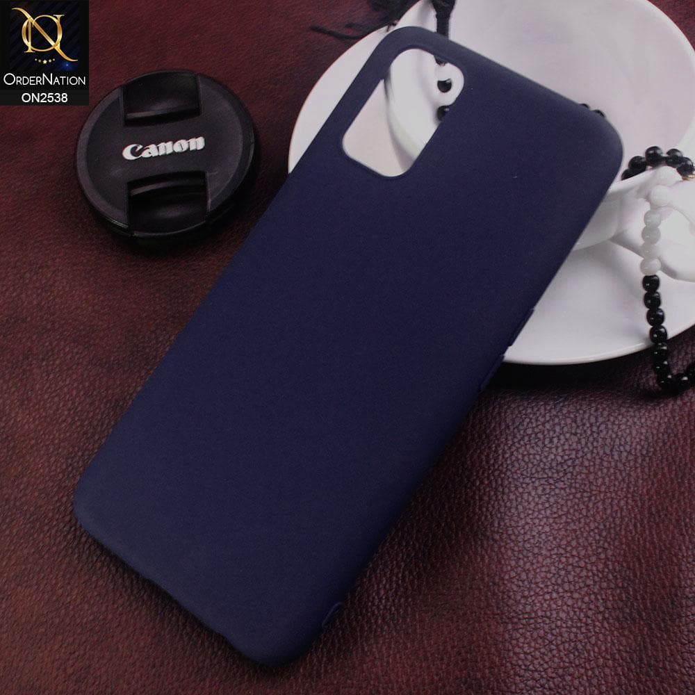 Oppo A52 Cover - Blue - New Silicone Ultra Thin Soft Tpu Jelly Case