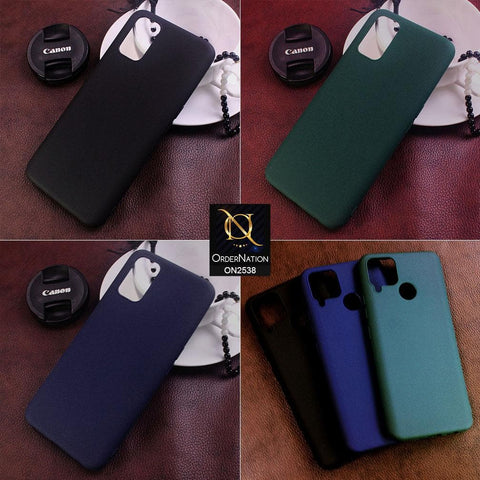 Oppo A92 Cover - Blue - New Silicone Ultra Thin Soft Tpu Jelly Case