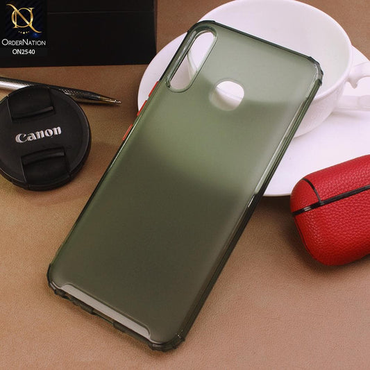 Tecno Camon 12 Cover - Green - Candy Assorted Color Soft Semi-Transparent Case