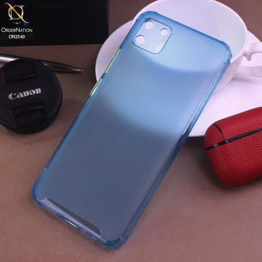 Realme C11 Cover - Blue - Candy Assorted Color Soft Semi-Transparent Case