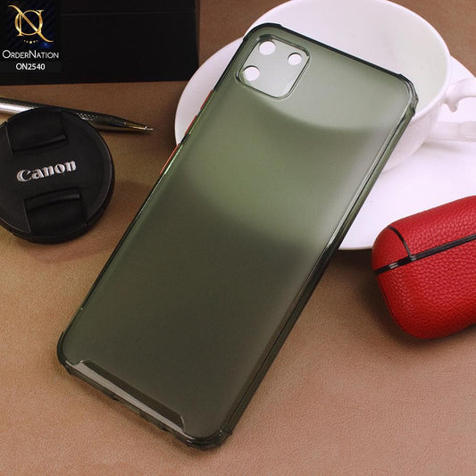 Realme C11 Cover - Green - Candy Assorted Color Soft Semi-Transparent Case