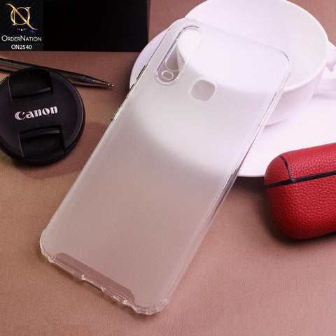 Vivo Y15 Cover - White - Candy Assorted Color Soft Semi-Transparent Case