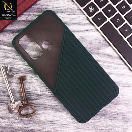 Vivo Y50 - Green - New Half And Half Pattern Soft Case