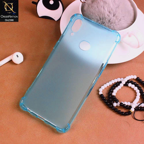 Samsung Galaxy A10s Cover - Cyan - Stylish Overlay Florentino Color Series Sillicone Case
