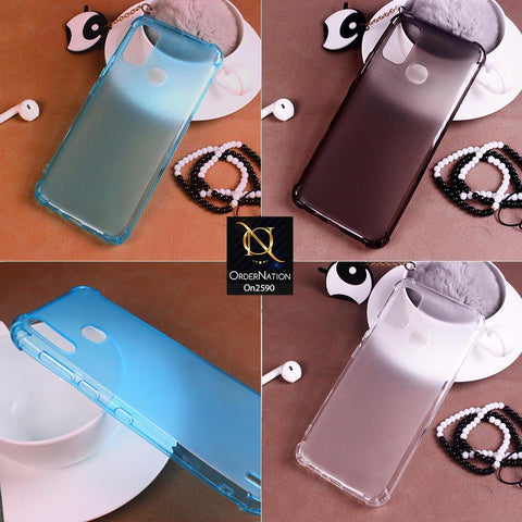 Infinix Hot 9 Cover - White - Stylish Overlay Florentino Color Series Sillicone Case