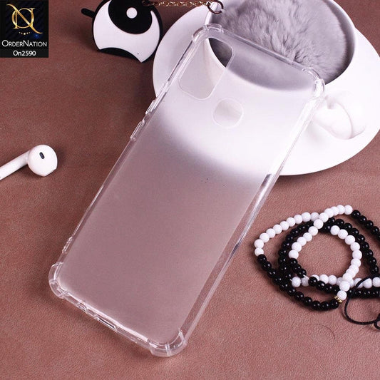 Infinix Hot 9 Cover - White - Stylish Overlay Florentino Color Series Sillicone Case