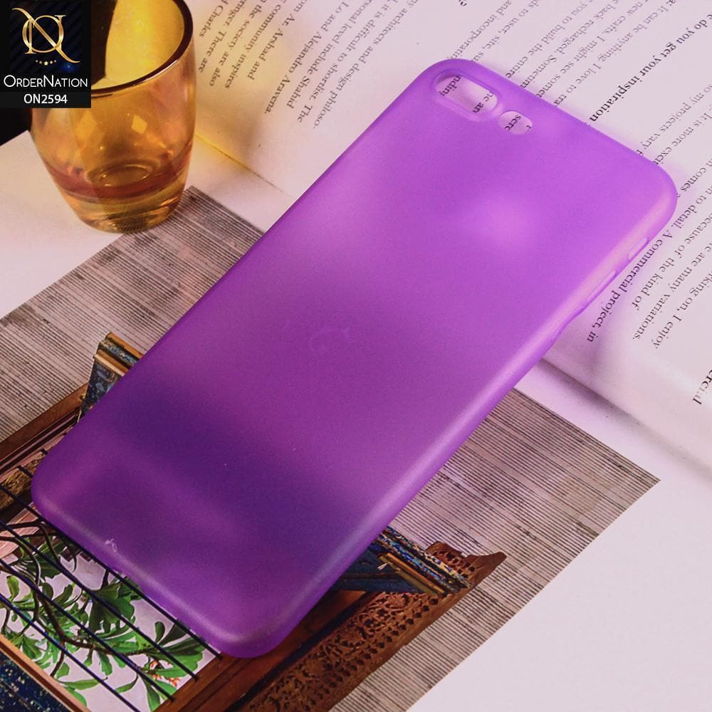 iPhone 8 Plus / 7 Plus Cover - Purple - Candy Color Soft Shell Case