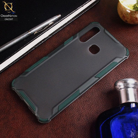 Vivo Y19 Cover - Green - New Style Hybrid Soft Bumper Shell Case