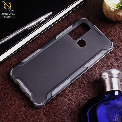 Vivo Y30 Cover - Gray - New Style Hybrid Soft Bumper Shell Case