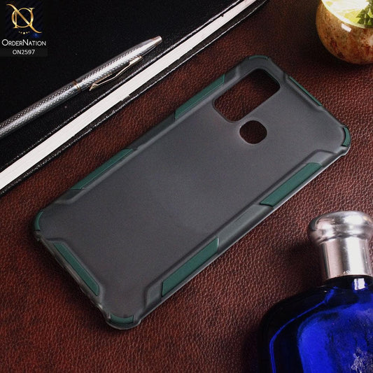 Vivo Y50 Cover - Green - New Style Hybrid Soft Bumper Shell Case