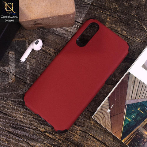 Vivo S1 - Red - Matte Colorful Soft Pu Leather Case