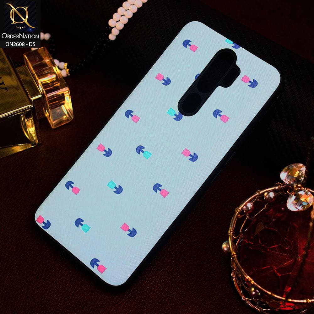 Oppo A5 2020 Cover - Design 5 - New Fresh Look Floral Texture Soft Case