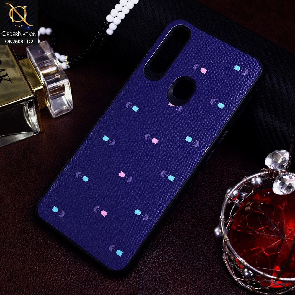 Oppo A8 Cover - Design 2 - New Fresh Look Floral Texture Soft Case