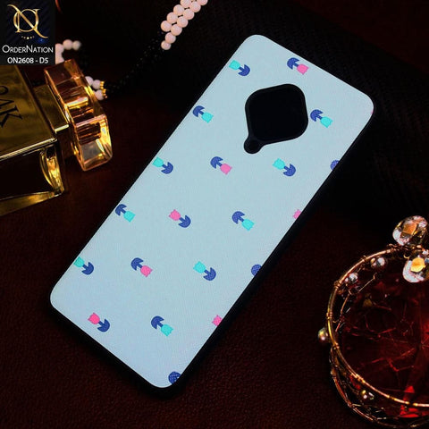 Vivo Y51 (2020 December) Cover - Design 5 - New Fresh Look Floral Texture Soft Case