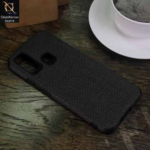 Infinix Hot 9 Play - Black - Soft New Fresh Look Jeans Texture Case