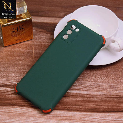 Samsung Galaxy M02s Cover - Green - Soft New Stylish Matte Look Case