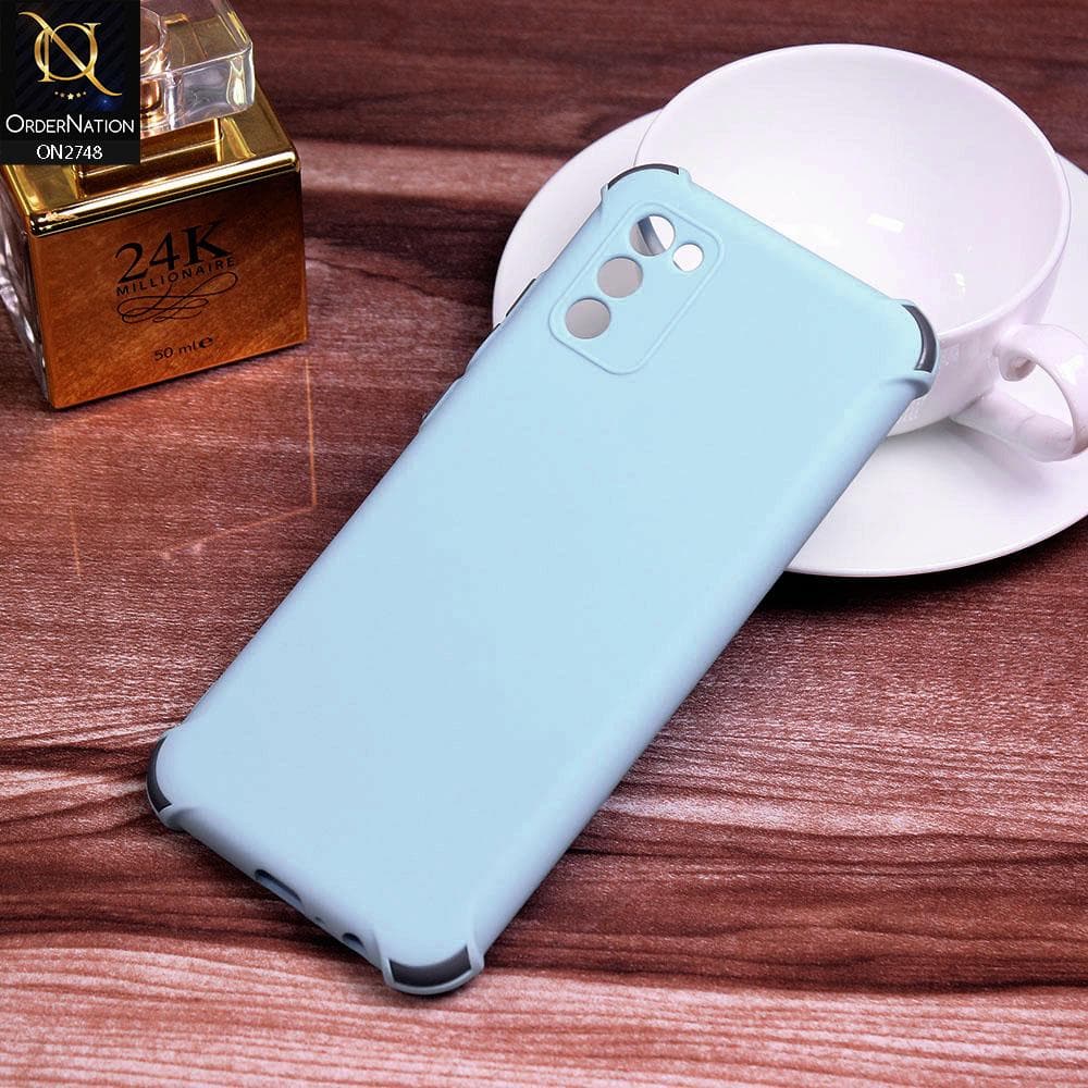 Samsung Galaxy A02s Cover - Sky Blue - Soft New Stylish Matte Look Case