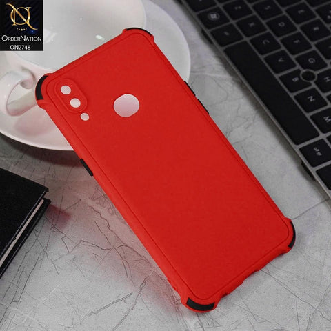 Samsung Galaxy A10s Cover - Red - Soft New Stylish Matte Look Case