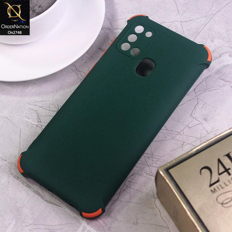 Samsung Galaxy A21s - Green - Soft New Stylish Matte Look Case