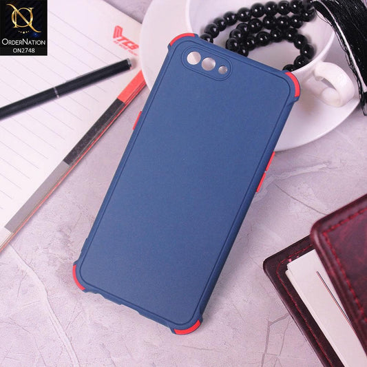 Oppo A5 Cover - Blue - Soft New Stylish Matte Look Case