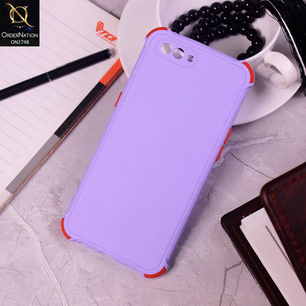 Oppo A5 Cover - Purple - Soft New Stylish Matte Look Case