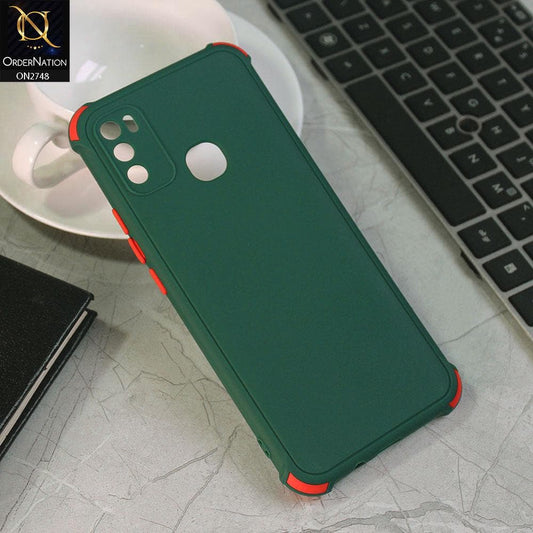 Infinix Hot 9 Play Cover - Green - Soft New Stylish Matte Look Case