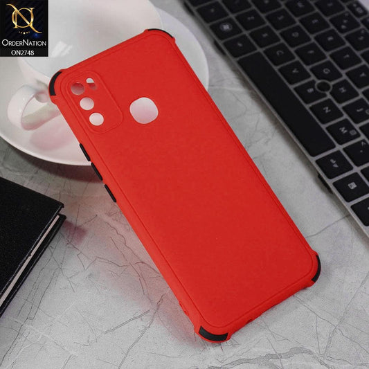 Infinix Hot 9 Play Cover - Red - Soft New Stylish Matte Look Case