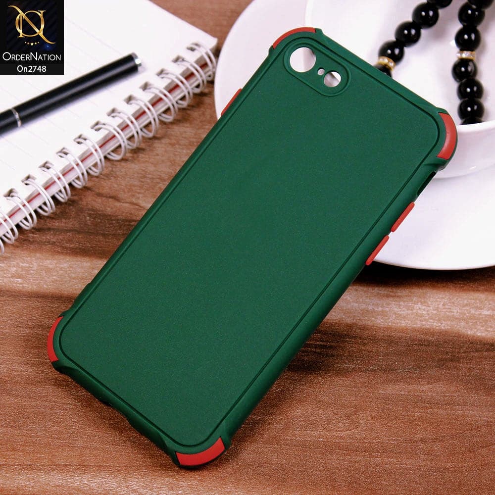 iPhone SE 2020 Cover - Green - Soft New Stylish Matte Look Case